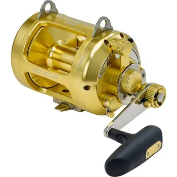 Rybářský naviják WFT multiplikátor Blue Water II 50SW 2-Speed RH (Dvourychlostní multiplikátor pro těžký mořský rybolov.)