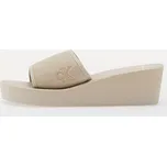 Tenisky Calvin Klein Jeans Beach Wedge Slide Ca Beige EUR 41