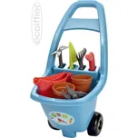 ECOIFFIER Vozík zahradní 26x50,5x33cm set s květináči a nářadím plast