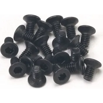 RC vybavení PN Racing M2x4 Countersunk Hardened Carbon Steel Hex Machine Screw (20 ks)