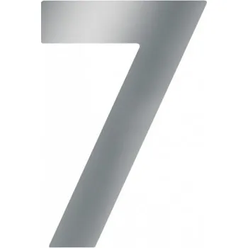 Domovní cedule metafranc Číslo domu 7 nerez ocel, 120mm