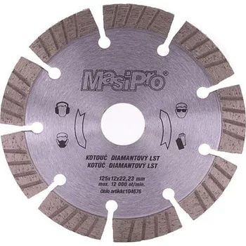 Řezný kotouč MasiPro Kotouč diamantový segmentový LST 125x22,2x2,5mm