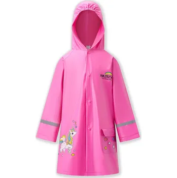 Pláštěnka Dívčí pláštěnka Wolf Y2510 vel. 98/104-128/134 růžová jednorožec