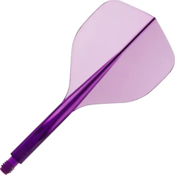 Příslušenství pro šipky Condor Letky AXE 120 - Standard - Long - Clear Purple CN609