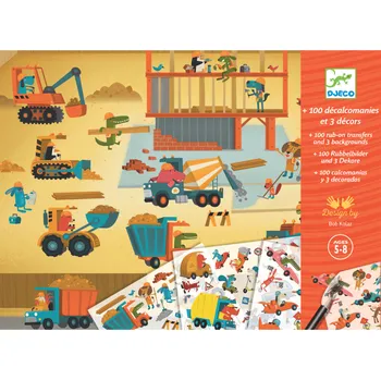 kreativní sada Djeco Sada s propisovacími obrázky Auta