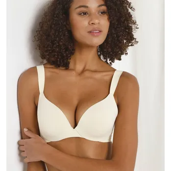 Body Diskrétní podprsenka Body Make-up illusion od Triumph, s pružnými kosticemi žlutá 80D