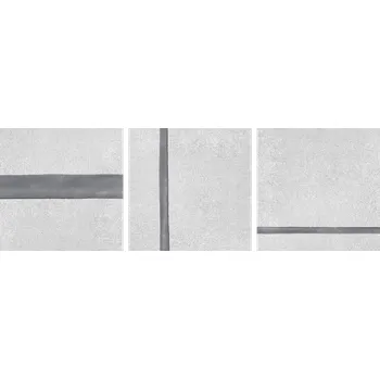 Dlažba Rako Rebel DDT25741, dekor, šedý, matný, 20 x 20 x 0,9 cm