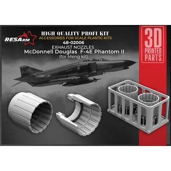 Plastikový model RESARM 1/48 F-4E Phantom II Exhaust nozzles (MENG)