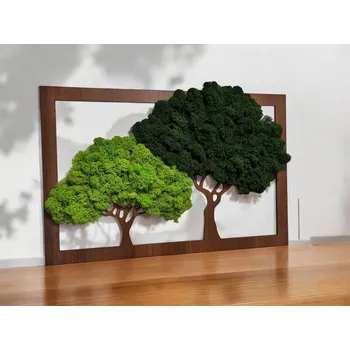 Obraz Mechový obraz Pár stromů Ořech 40x27x4