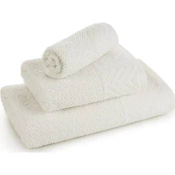 Ručník Ručník LOREN se sametovým okrajem - krémový Rozměr ručníku: 30x50cm