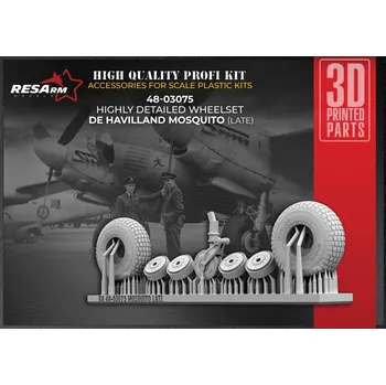 Plastikový model RESARM 1/48 DH Mosquito late wheels