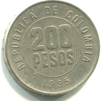 KOLUMBIE. 200 pesos 1995.