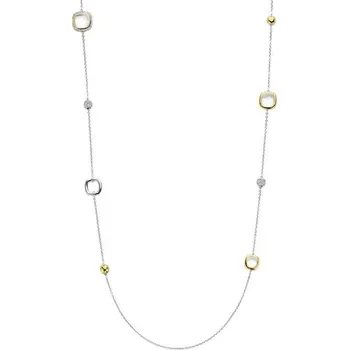 Náhrdelník Náhrdelník TI SENTO se zlacením a zirkony 34066MW/80