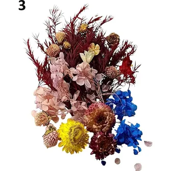 Sada sušených květin do pryskyřice v krabičce Druh: 3