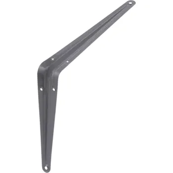Držák na polici Domax WS 225/175 konzola ocelová 175x225 mm Barva: Šedá