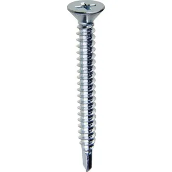 Vrut Šroub do kovu samovrtný TEX zapuštěná hlava 6,3 mm PH délka: 25mm celý závit