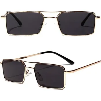 Sluneční brýle J&W hranaté sluneční brýle Drejtare černá skla