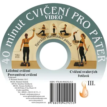 DVD film MUDr. Smíšek DVD - 40 minut cvičení pro páteř