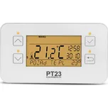 termostat PT23 prostorovy digi.dotek., přednastavený týd.program/6 tepl.změn na den