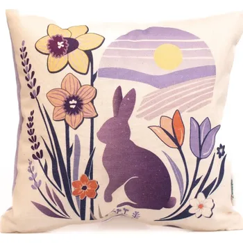 Dekorativní polštářek Lavandia Vonný polštář speciální edice s BIO levandulí 30 x 30 cm Vzor Látky: Zajíčkovo pohlazení Speciální edice Lavandia s BIO levandulí