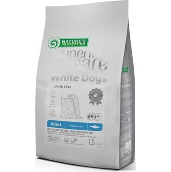 Krmivo pro psa Nature's Protection Superior Care Dog Dry White Dogs Adult Small Breed GF Herring 1,5 kg