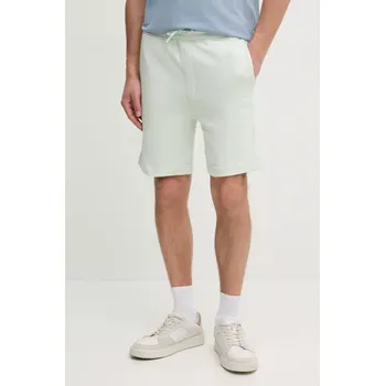 Pánské kraťasy Bavlněné šortky BOSS Orange Sewalk 50511726 zelená 07X, vel. M