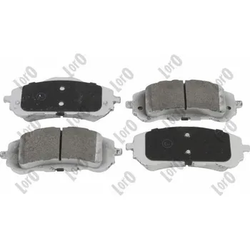 Brzdová destička Sada brzdových destiček, kotoučová brzda ABAKUS 231-01-209