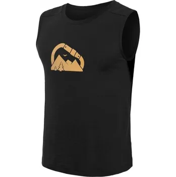 cyklistický dres Tílko pánské SENSOR MERINO AIR SUMMIT černé XXL