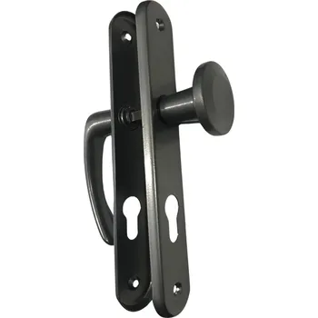 Dveřní kování Trebor Klika Michaela klika + koule, otočná, rozteč 72 mm, vložková, grafit