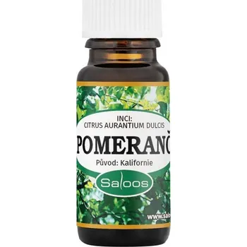 Vonný olej Saloos esenciální olej Pomeranč 10 ml 50 ml