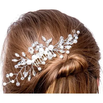 Ozdoba do vlasů J&W Dámská ozdoba do vlasů Shkelyim bílá One size