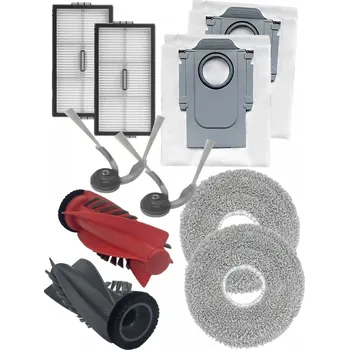 Sada příslušenství pro robotický vysavač Sada kartáčů, mopů, HEPA filtrů pro ROBOROCK Xiaomi Saros 10R a sáčky 10ks