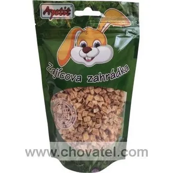 Krmivo pro hlodavce Apetit - Zajícova záhrádka Jablka sušená 90g - kostky
