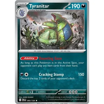 Karetní hra Tyranitar 095/159 - Journey Together Typ karty: Holo