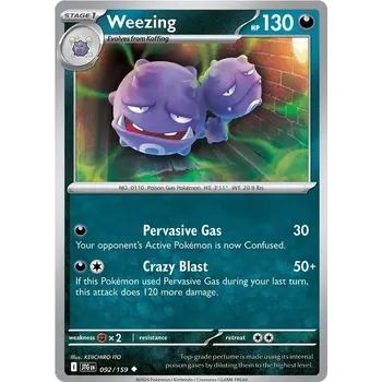 Sběratelská karetní hra Weezing 092/159 - Journey Together Typ karty: Non-Holo