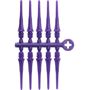 Příslušenství pro šipky Cosmo Hroty Fit Point Plus - 50 ks - purple