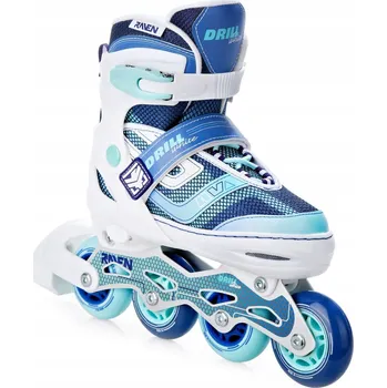 Kolečkové brusle Kolečkové inline brusle Raven Drill WHITE/MINT ABEC7 Velikost bruslí: EU 38-42