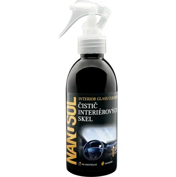 Čistič autoskla Čistič interiérových skel Glass Cleaner 250ml NANOSOL