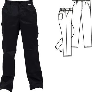 Gastro oděv (2500) MARTIN kalhoty pánské - černá - EU46/182