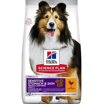Krmivo pro psa Hill's Science Plan Canine Adult Sensitive Stomach & Skin Medium Chicken 14 kg