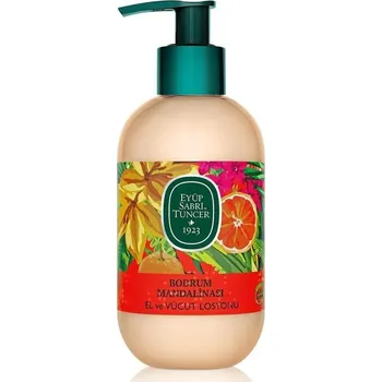 EST1923 Tělové mléko na ruce a tělo s olivovým olejem – Bodrum mandarinka 280 ml