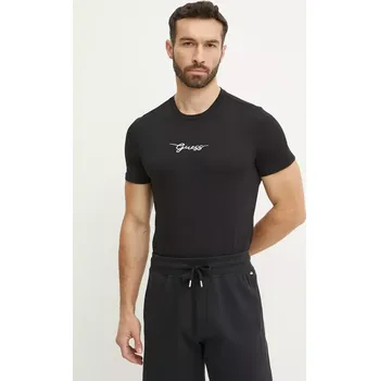Tričko Guess černá barva, s potiskem, U5GM02 KCD31 U5GM02.KCD31 99X, vel. XXL