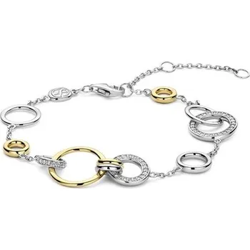 Náramek Náramek TI SENTO se zlacením a zirkony 23047ZY