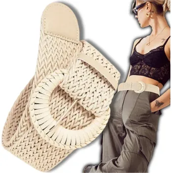 Opasek J&W Dámský elastický opasek Daci béžová One size