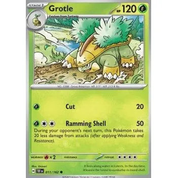 Sběratelská karetní hra Pokémon TEF 011/162 Grotle - Temporal Forces Stav: Near Mint, Verze: REVERSE HOLO
