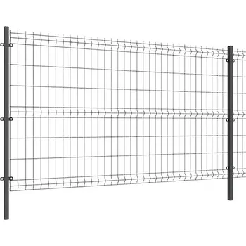 Plot Plotový dílec poloplastový Bravo 3D antracit 123 x 250 cm