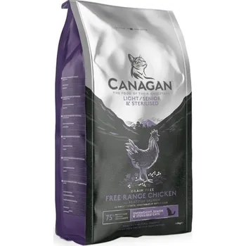 Krmivo pro kočku Canagan Cat Dry Light / Senior / Sterilised 4 kg