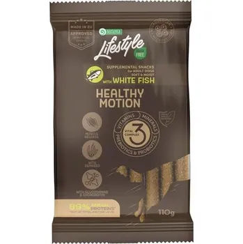 Pamlsek pro psa Nature's Protection LS GF White Fish Healthy Motion 110 g