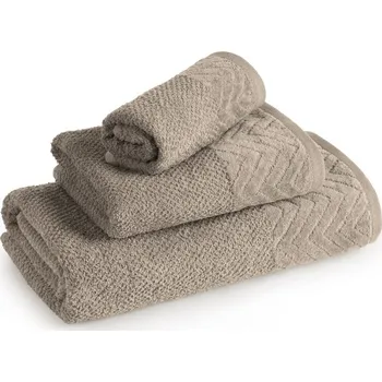 Ručník Ručník LOREN se sametovým okrajem - béžový Rozměr ručníku: 50x90cm