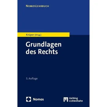 Grundlagen des Rechts - Krüper, Julian [DE] (2025, Brožovaná, Nomos Verlags GmbH)